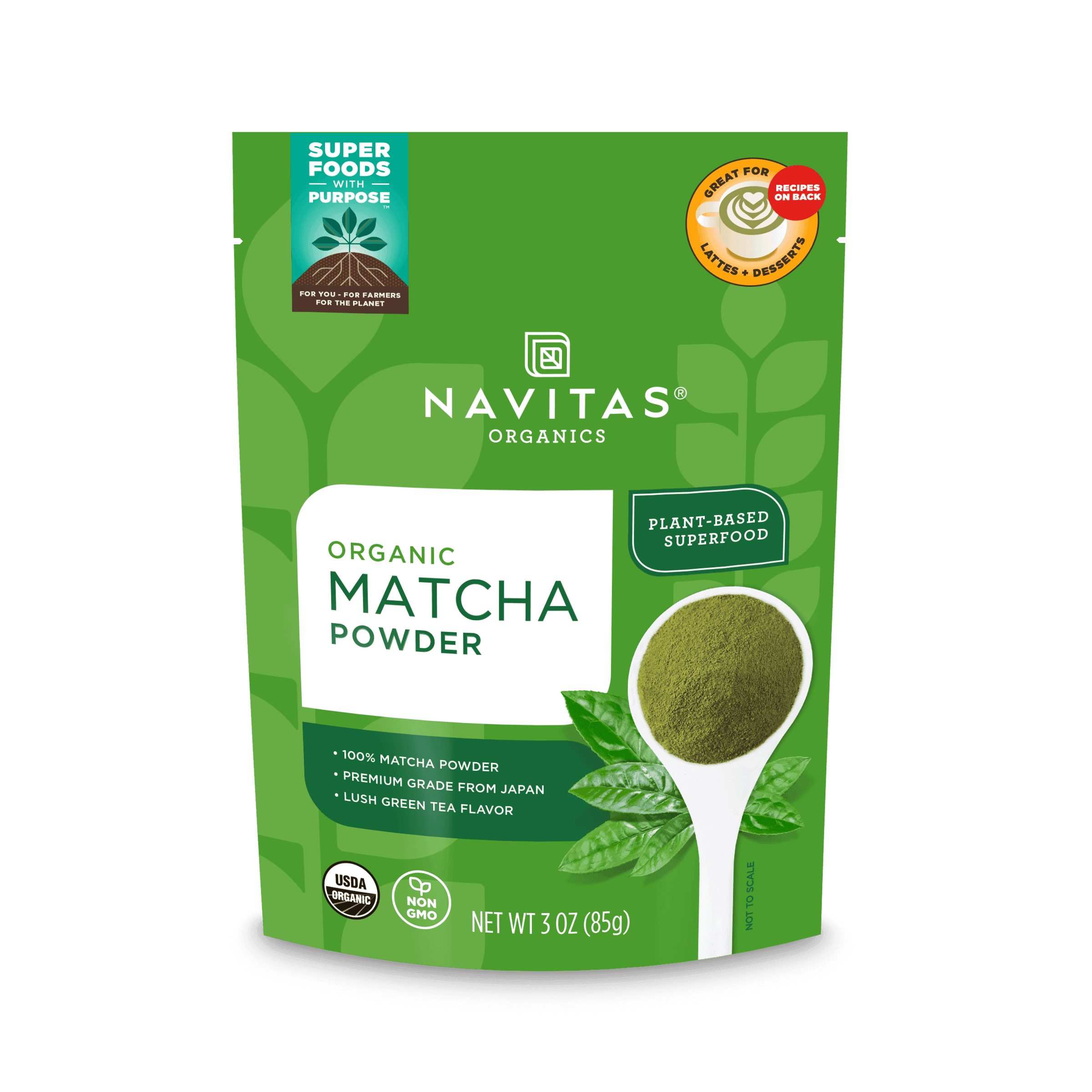 Matcha Powder by Navitas Organics -- matcha product image