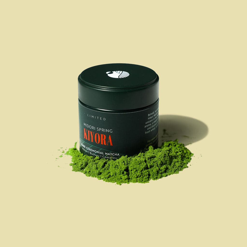 Rare Ceremonial Matcha - Kiyora UJIHIKARI Limited 30g by Midori Spring -- matcha product image