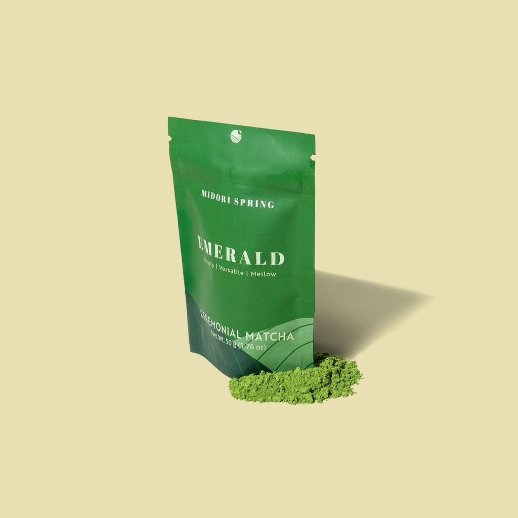 Organic Ceremonial Matcha Emerald Refill Bag by Midori Spring