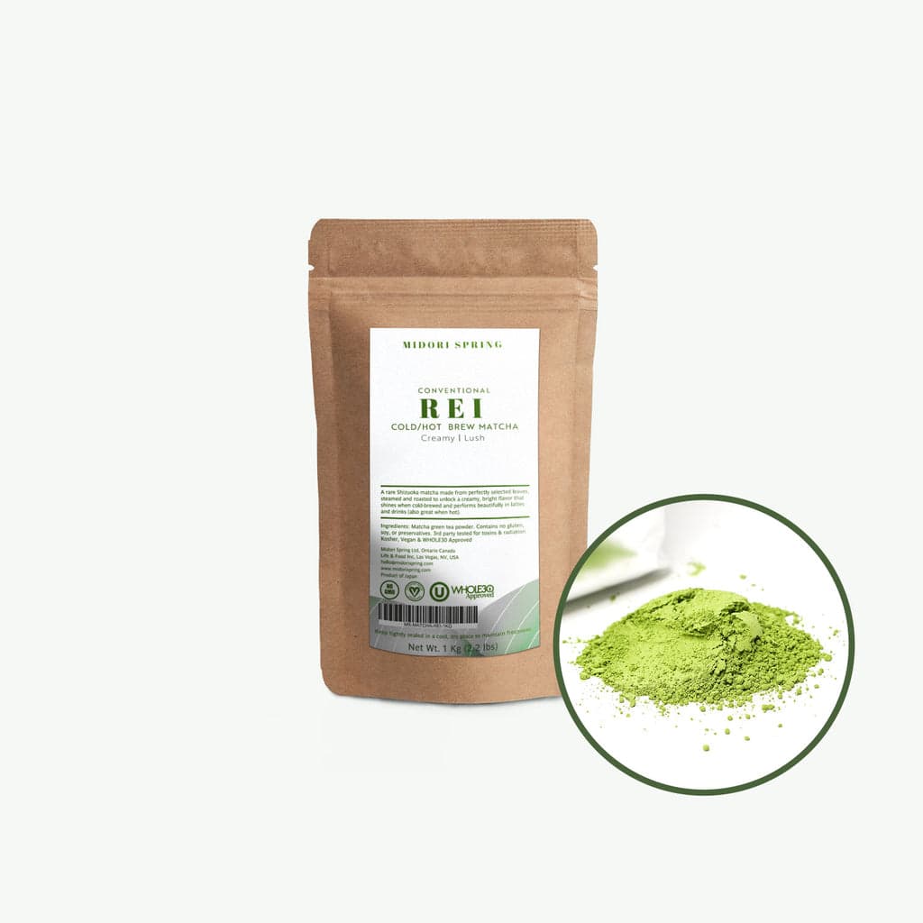 REI Cold Brew Matcha - Conventional Smooth Creamy B2B by Midori Spring -- matcha product image