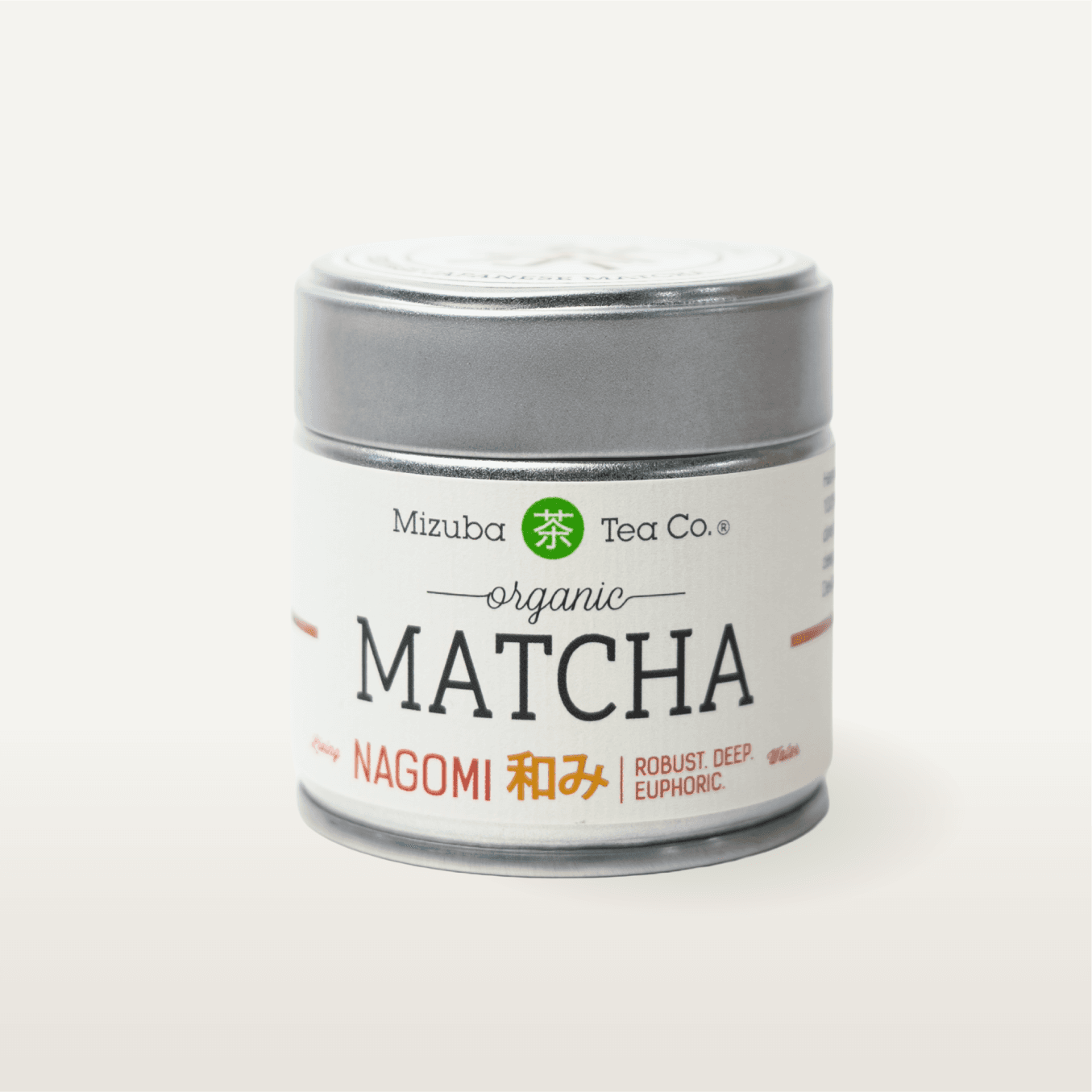 Nagomi Organic Matcha Green Tea by Mizuba Tea Co -- matcha product image