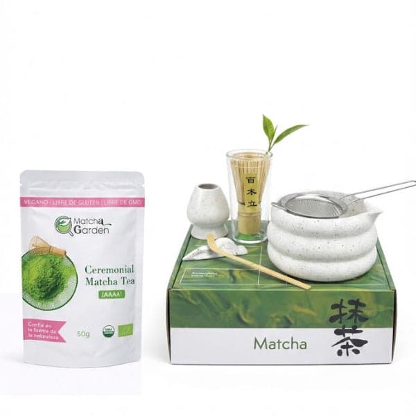 Kit de preparación de Matcha + 50g de Matcha ceremonial by Matchagarden