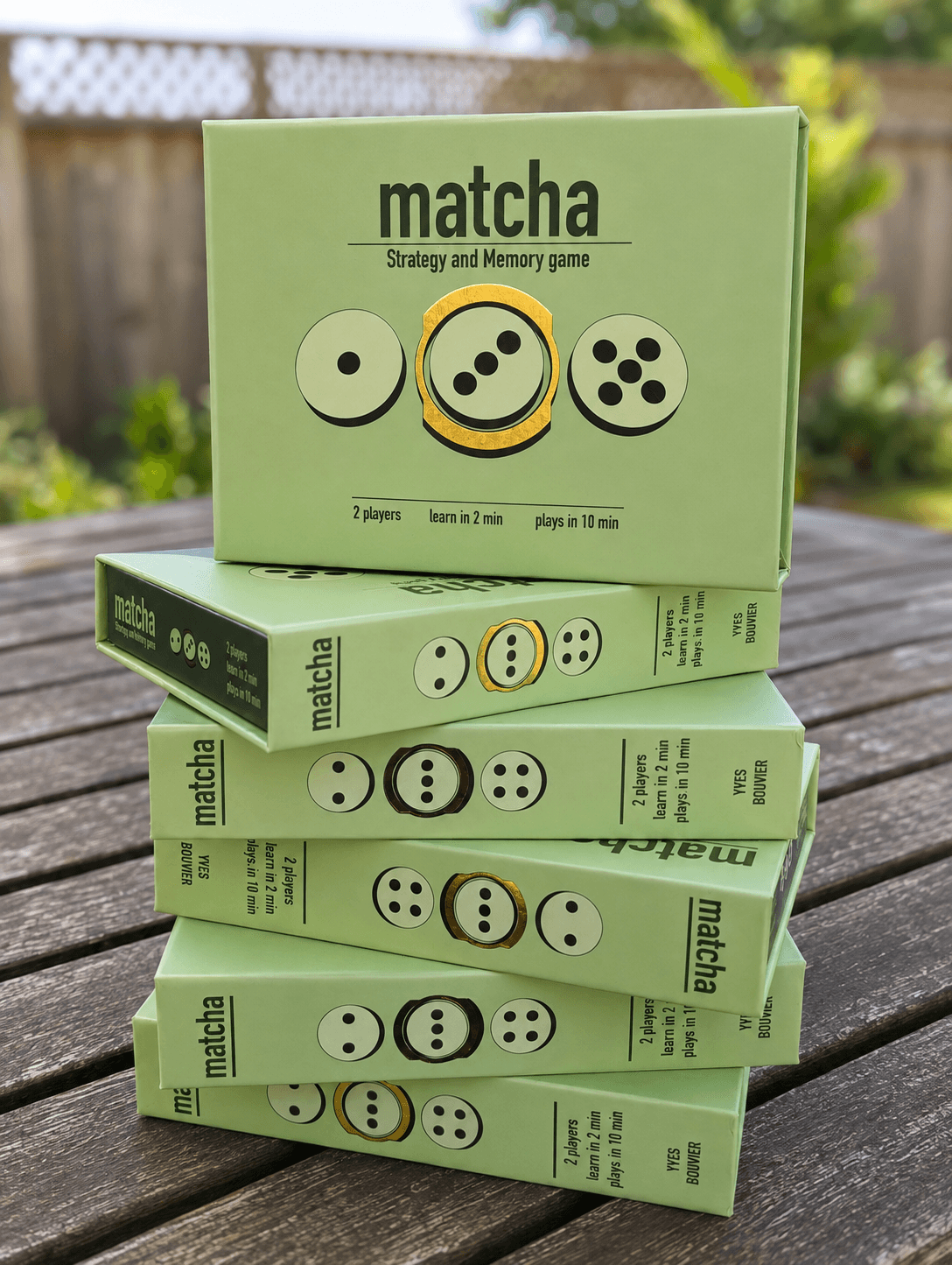 6 Units Matcha Memory Games - Wholesale by Playmatcha -- matcha product image