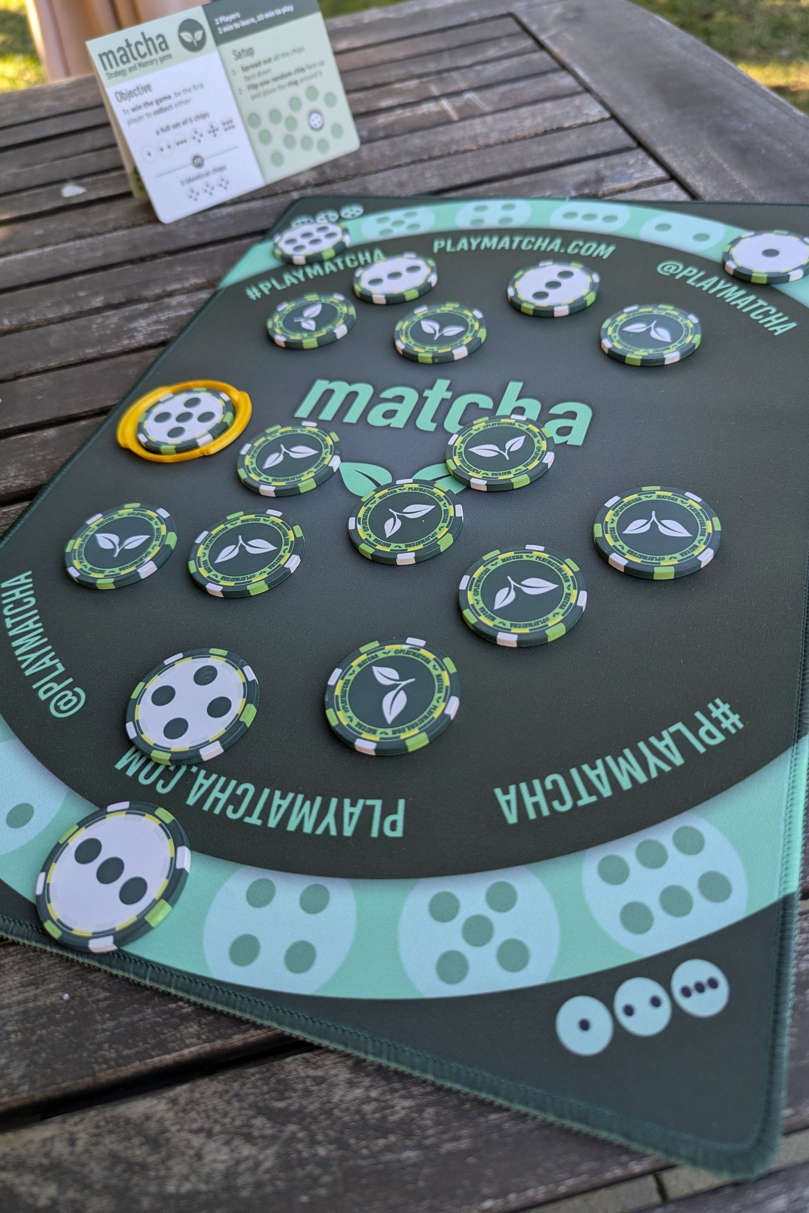 Mat for Matcha Memory game by Playmatcha -- matcha product image