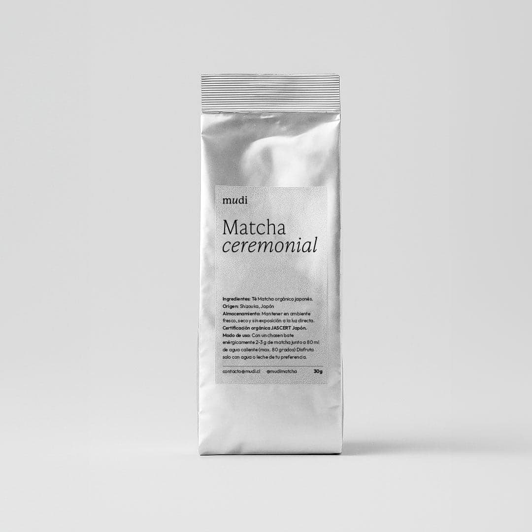 Recarga Matcha ceremonial orgánico 30g by Mudi
