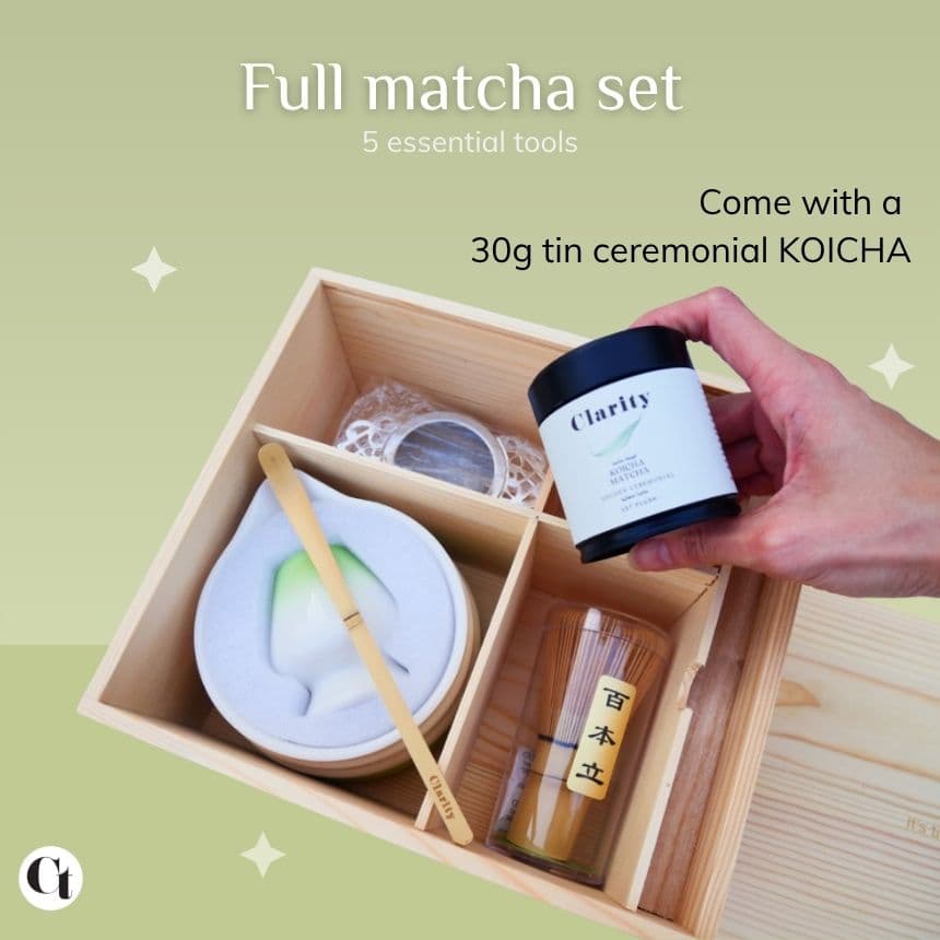 Clarity Matcha Discovery Kit + Matcha by Clarity Tea