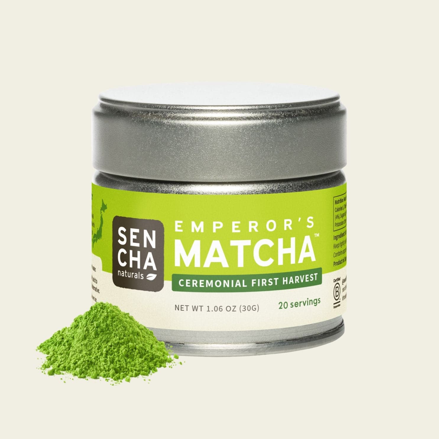 Emperor's Matcha - 1 oz (30g) by Sencha Naturals