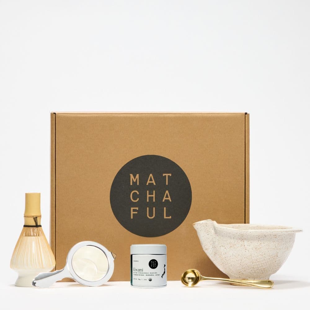 Matcha Ritual Set: Seigaiha by Matchaful -- matcha product image