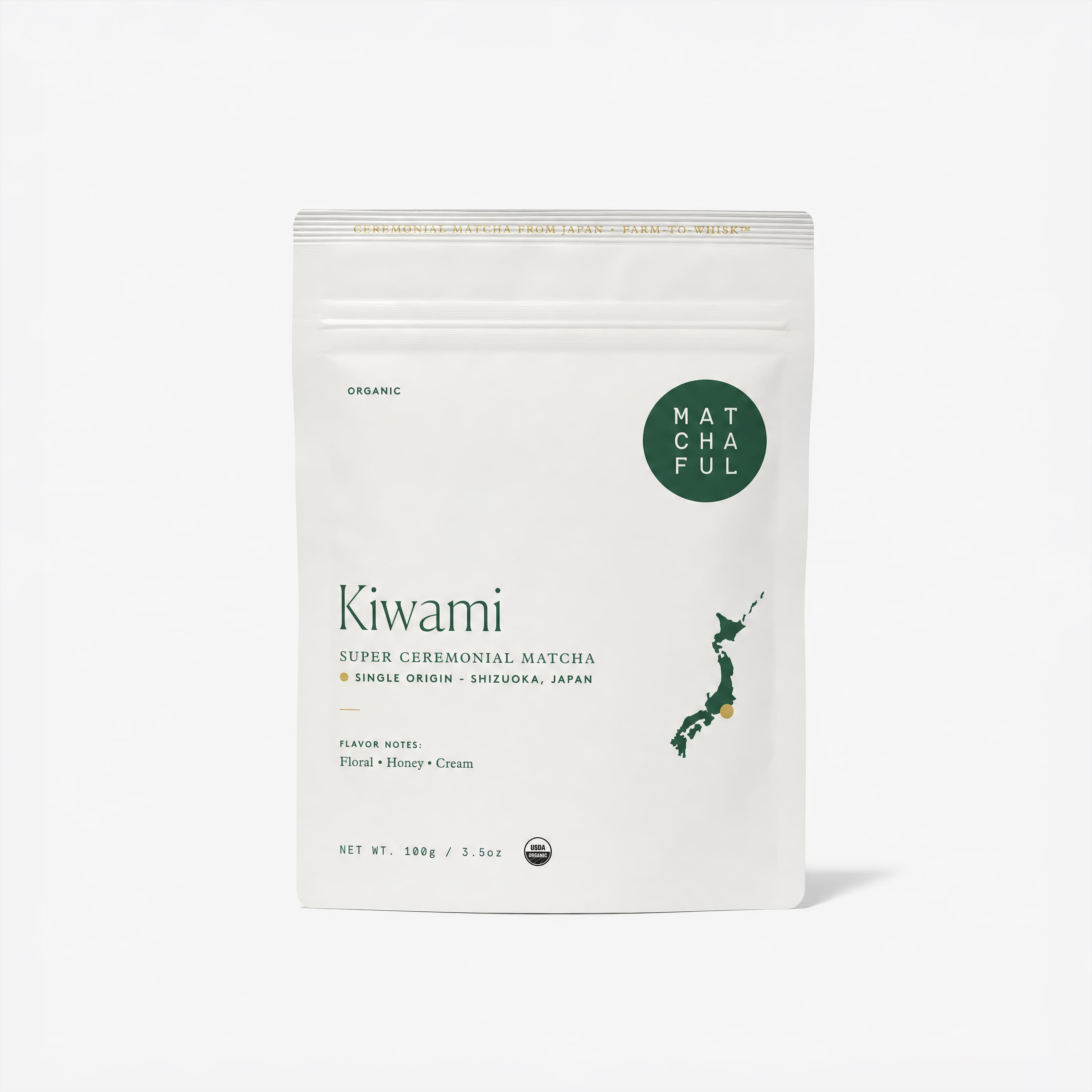 Organic Kiwami Single Cultivar Matcha - 100g by Matchaful