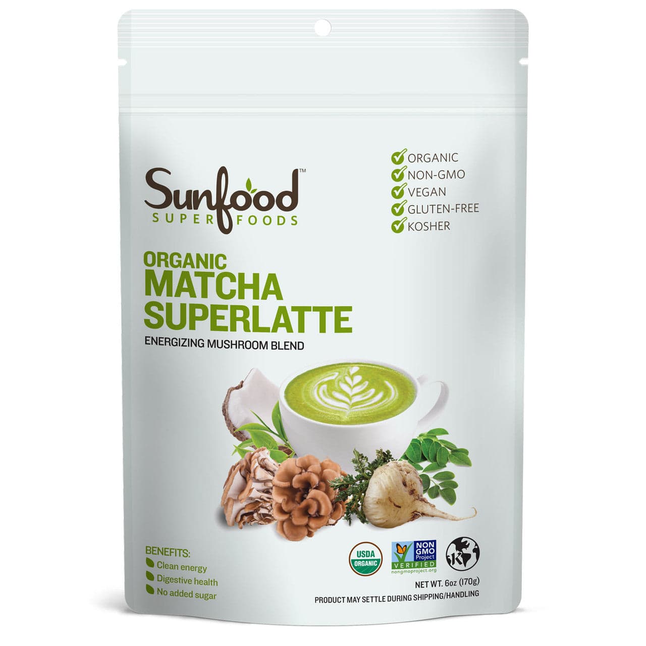 Matcha SuperLatte, 6oz by Sunfood -- matcha product image