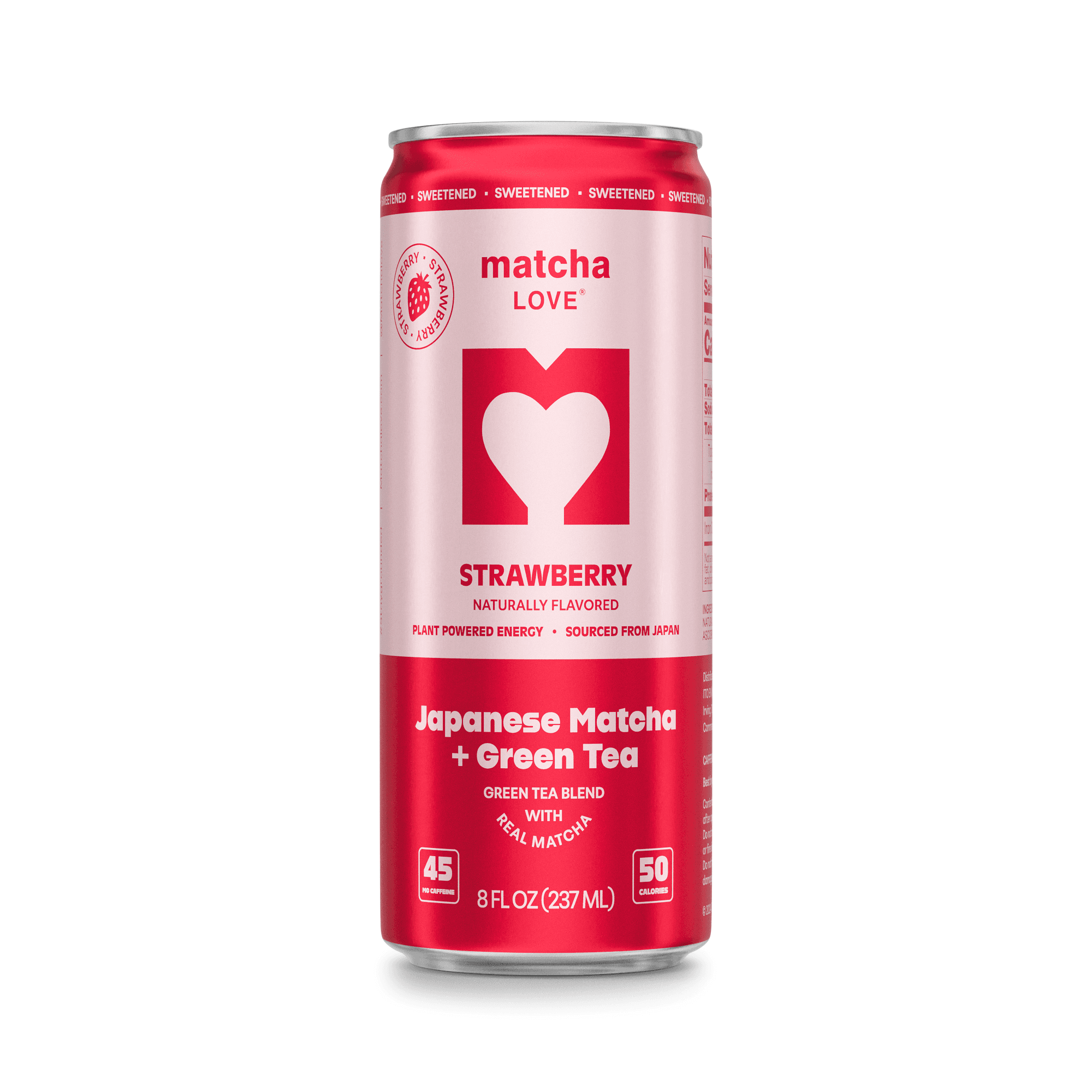 Sweetened Strawberry Matcha + Green Tea by matcha LOVE -- matcha product image