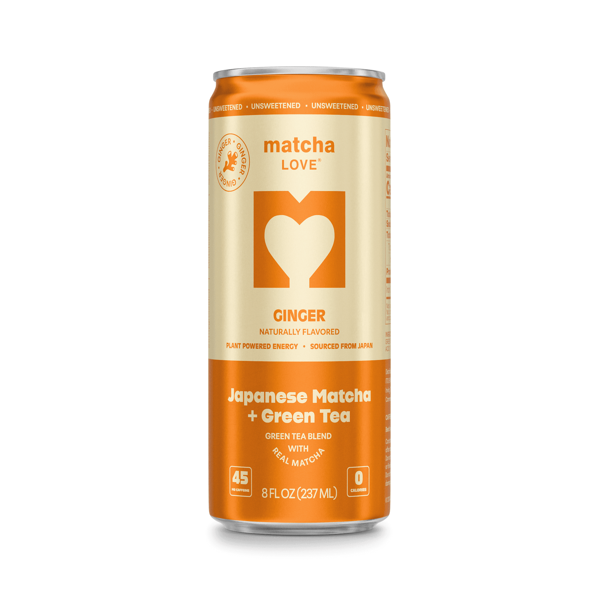 Unsweetened Ginger Matcha + Green Tea by matcha LOVE -- matcha product image
