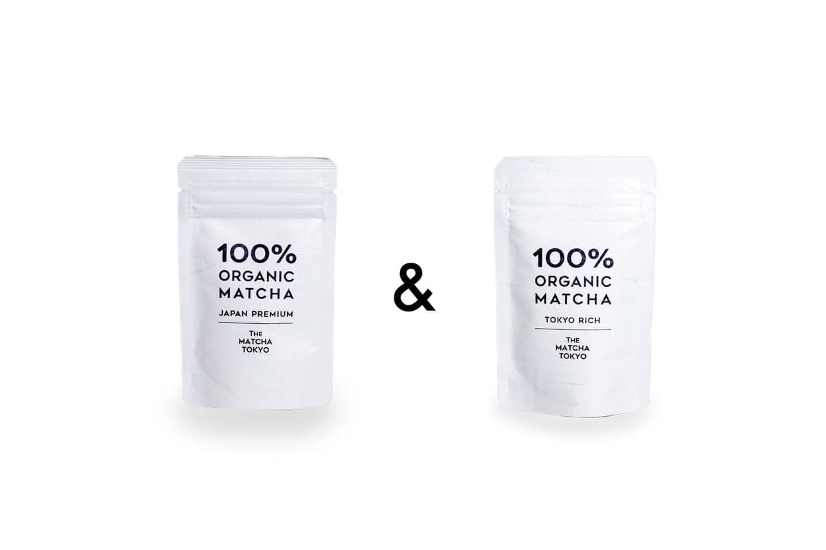 100% ORGANIC MATCHA / JAPAN PREMIUM & TOKYO RICH SET x1 each by The Matcha Tokyo