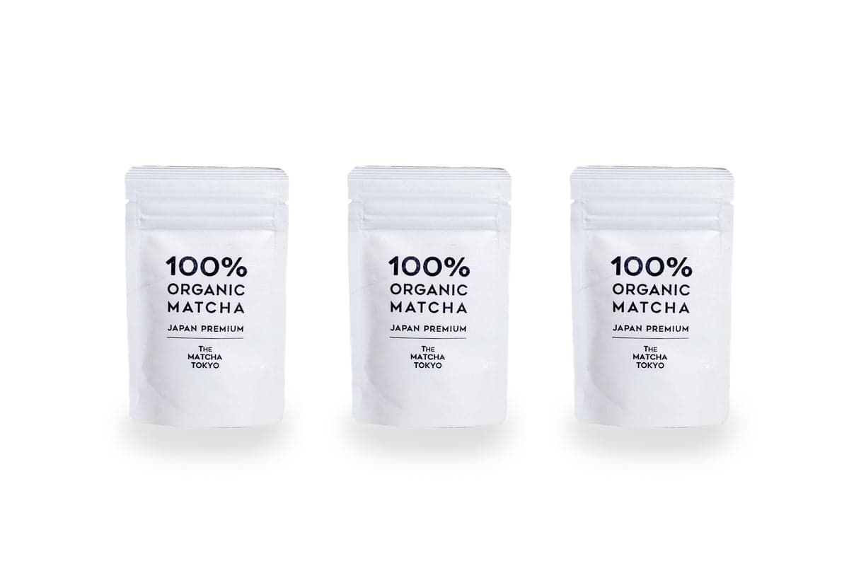 100% ORGANIC MATCHA / JAPAN PREMIUM DAILY SET×3 by The Matcha Tokyo -- matcha product image