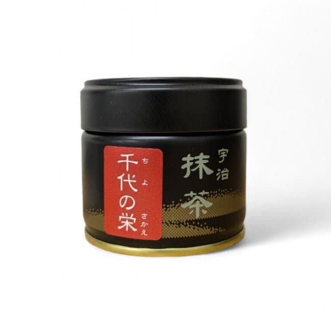 Japanese Ceremonial Matcha Green Tea Powder Hekisuien | CHIYO-NO-SAKAE 30g Can (1.06 oz) by Hoshino Seichaen -- matcha product image