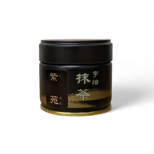 Japanese Ceremonial Matcha Green Tea Powder Hekisuien | SHIEN 30g Can (1.06 oz) by Hoshino Seichaen -- matcha product image