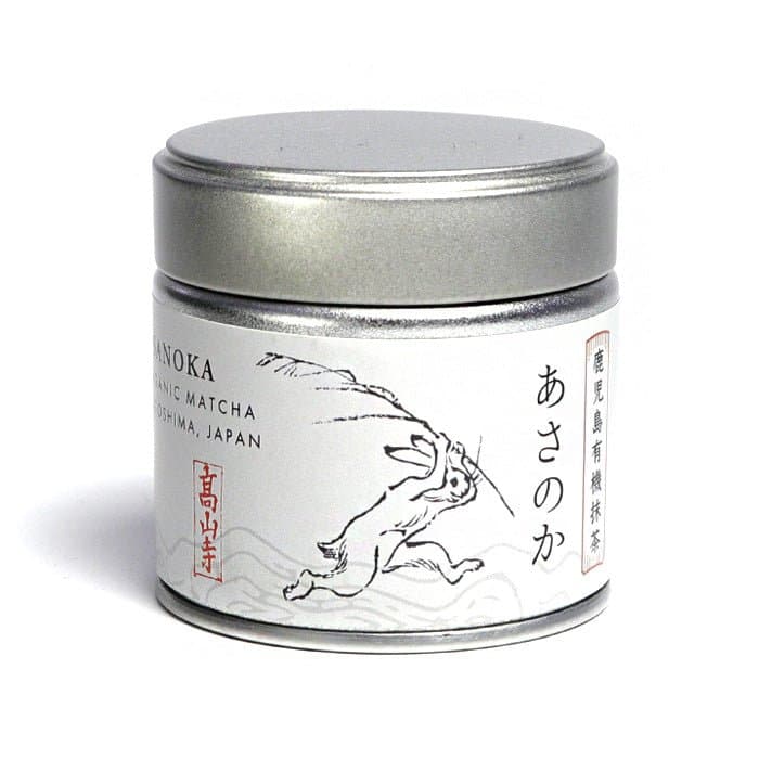 ROKUBEI Japanese Ceremonial Matcha Green Tea Powder Kagoshima “ASANOKA” 30g Can (1.06 oz) by Hoshino Seichaen -- matcha product image