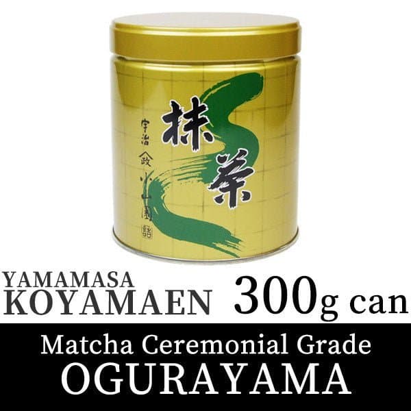 Koyamaen Matcha green tea powder Ceremonial Grade OGURAYAMA 300g Can (10.58 oz) by Hoshino Seichaen -- matcha product image