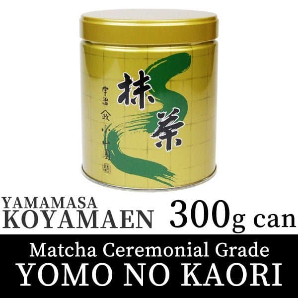 Koyamaen Matcha green tea powder Ceremonial Grade YOMONOKAORI 300g Can (10.58 oz) by Hoshino Seichaen -- matcha product image
