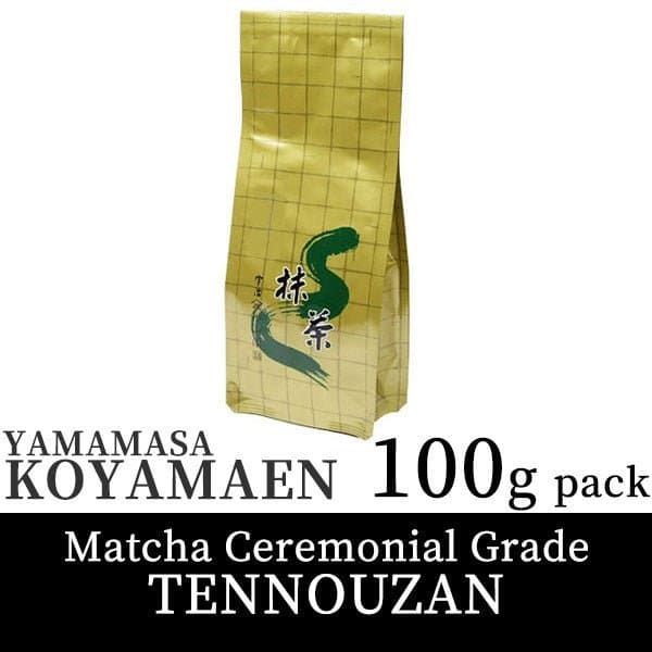 Japanese Ceremonial Matcha Green Tea Powder – TENNOUZAN | Yamamasa Koyamaen (Uji, Japan) 100g (3.53 oz) by Hoshino Seichaen -- matcha product image