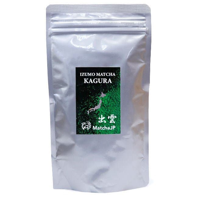 IZUMO Japanese Ceremonial Matcha Green Tea Powder Izumo Shimane KAGURA 100g Pack (3.53 oz) by Hoshino Seichaen -- matcha product image
