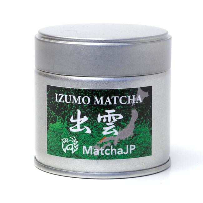 IZUMO Japanese Ceremonial Matcha Green Tea Powder Izumo Shimane KAGURA 30g Can (1.06 oz) by Hoshino Seichaen -- matcha product image