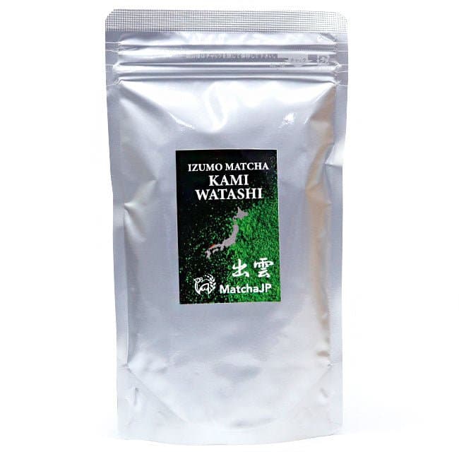 IZUMO Japanese Ceremonial Matcha Green Tea Powder Izumo Shimane KAMI-WATASHI 100g Pack (3.53 oz) by Hoshino Seichaen -- matcha product image