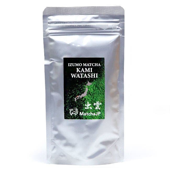 IZUMO Japanese Ceremonial Matcha Izumo Shimane KAMI-WATASHI 50g Pack (1.76 oz) by Hoshino Seichaen -- matcha product image