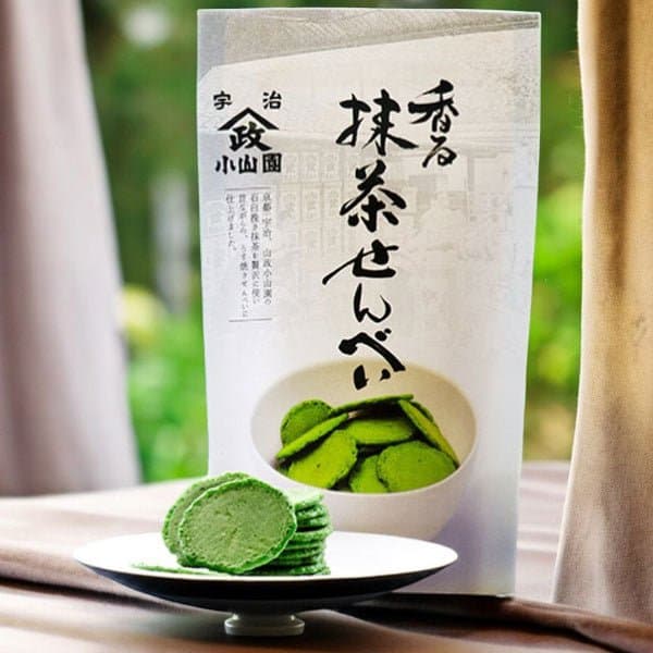 Matcha Sweets Senbei Thin Cookies Yamamasa Koyamaen 1pack by Hoshino Seichaen -- matcha product image
