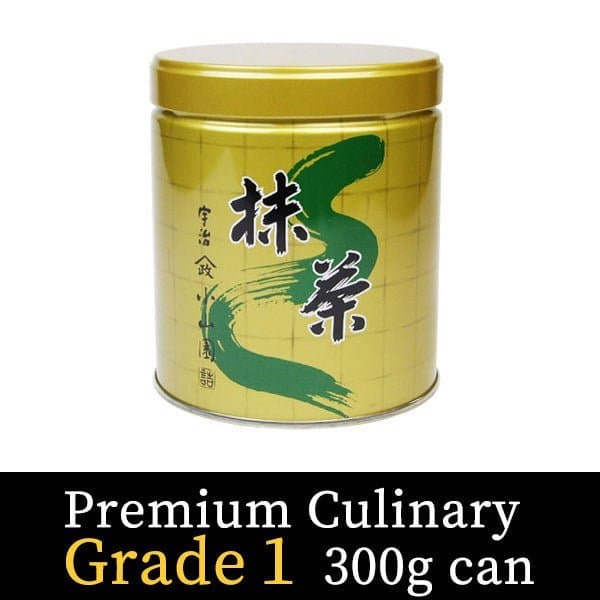 Matcha green tea powder for food Premium Culinary Grade1 300g Can (10.58 oz) by Hoshino Seichaen -- matcha product image