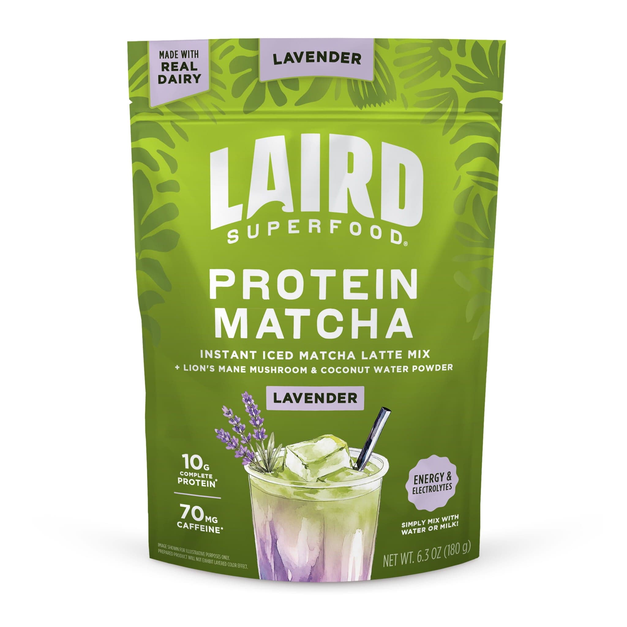 Lavender - Protein Matcha by Laird Superfood -- matcha product image