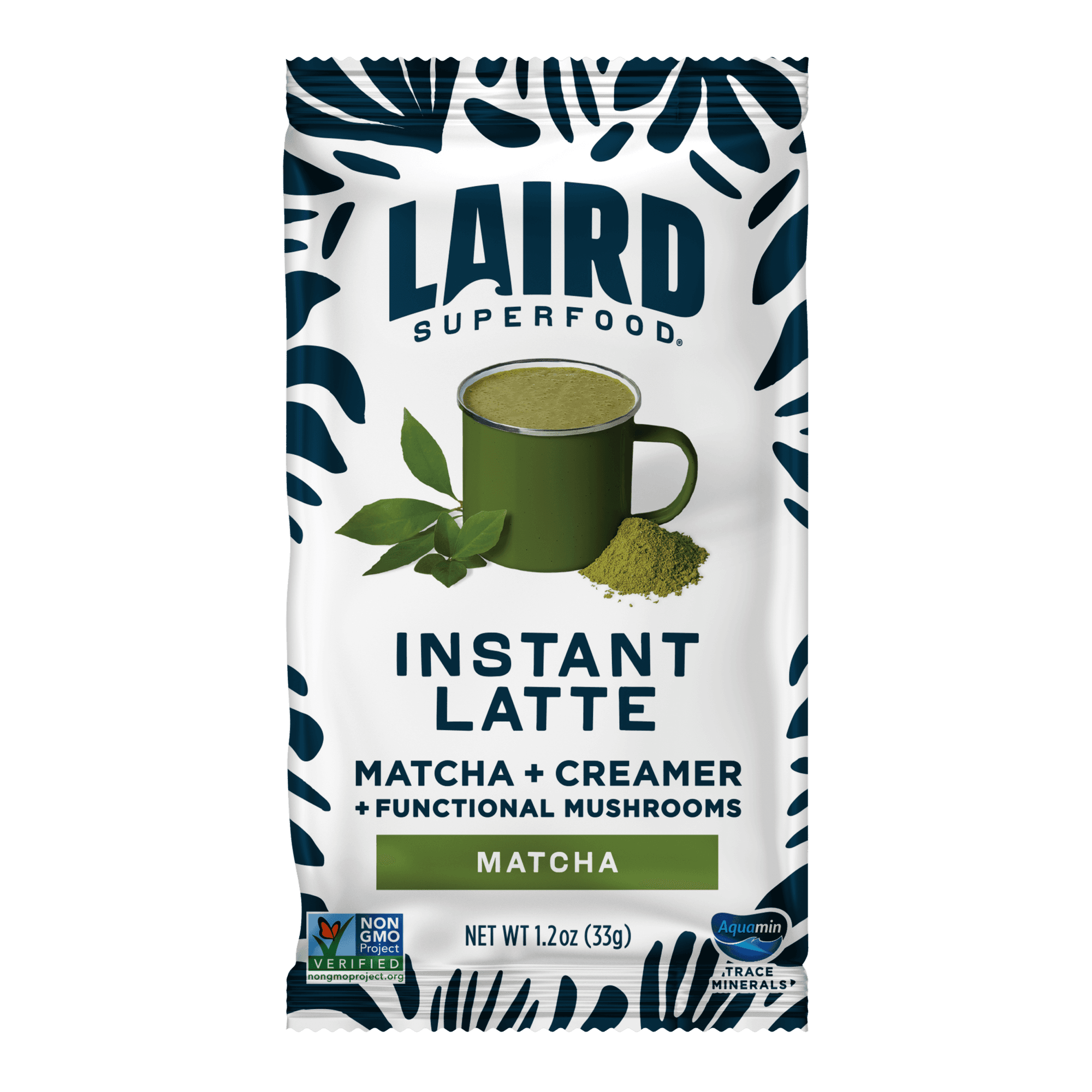 Matcha Instant Latte Singles by Laird Superfood