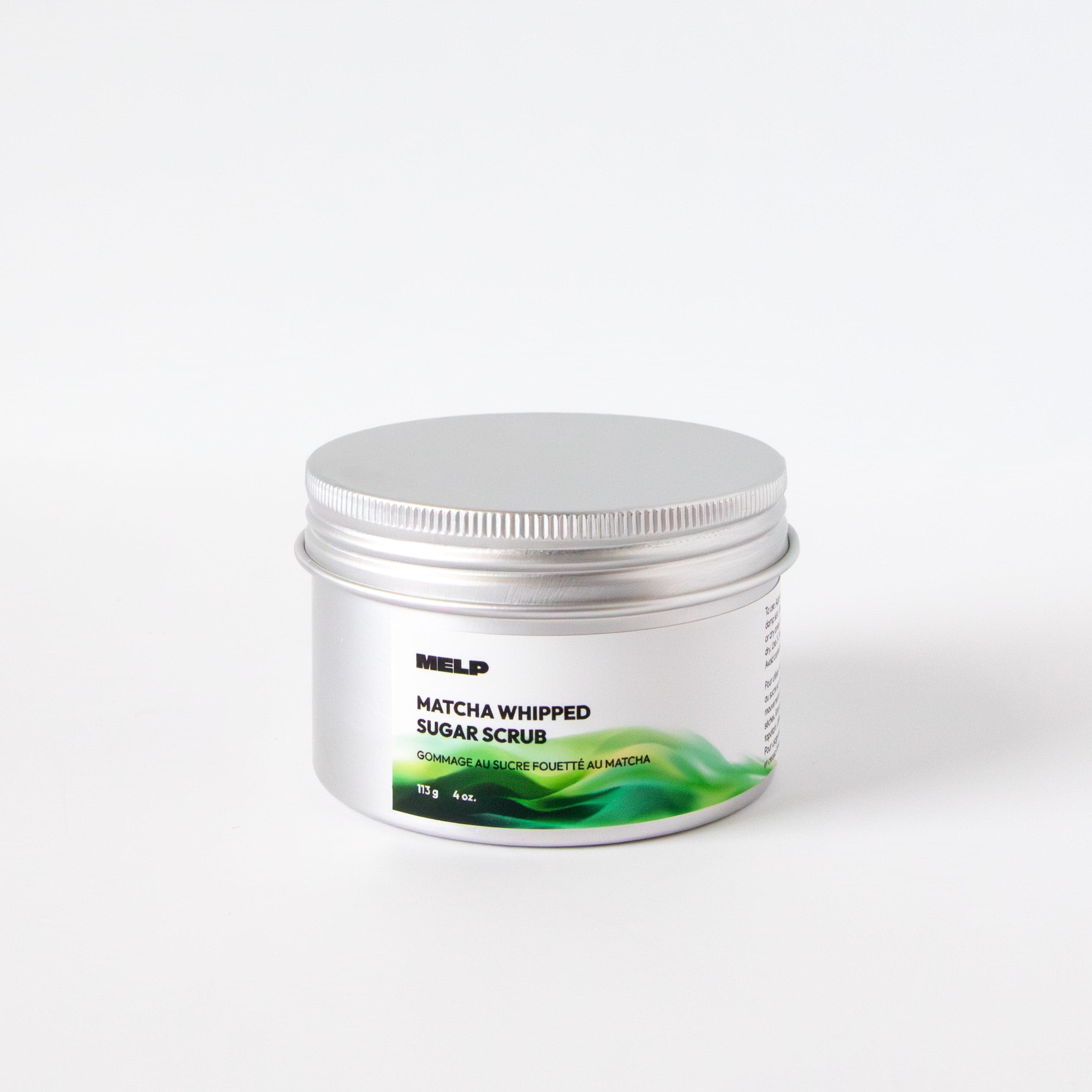 Matcha Whipped Sugar Scrub - 4 oz. Travel Size by Sendmelp -- matcha product image