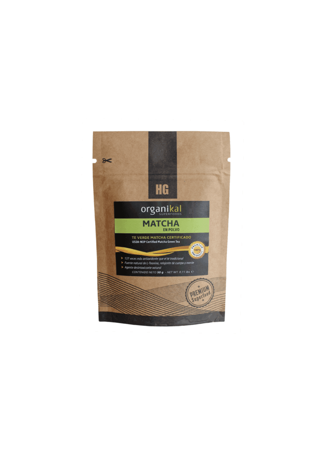 ORGANIKAL ORGANIKAL MATCHA POLVO 50G by Matchalife