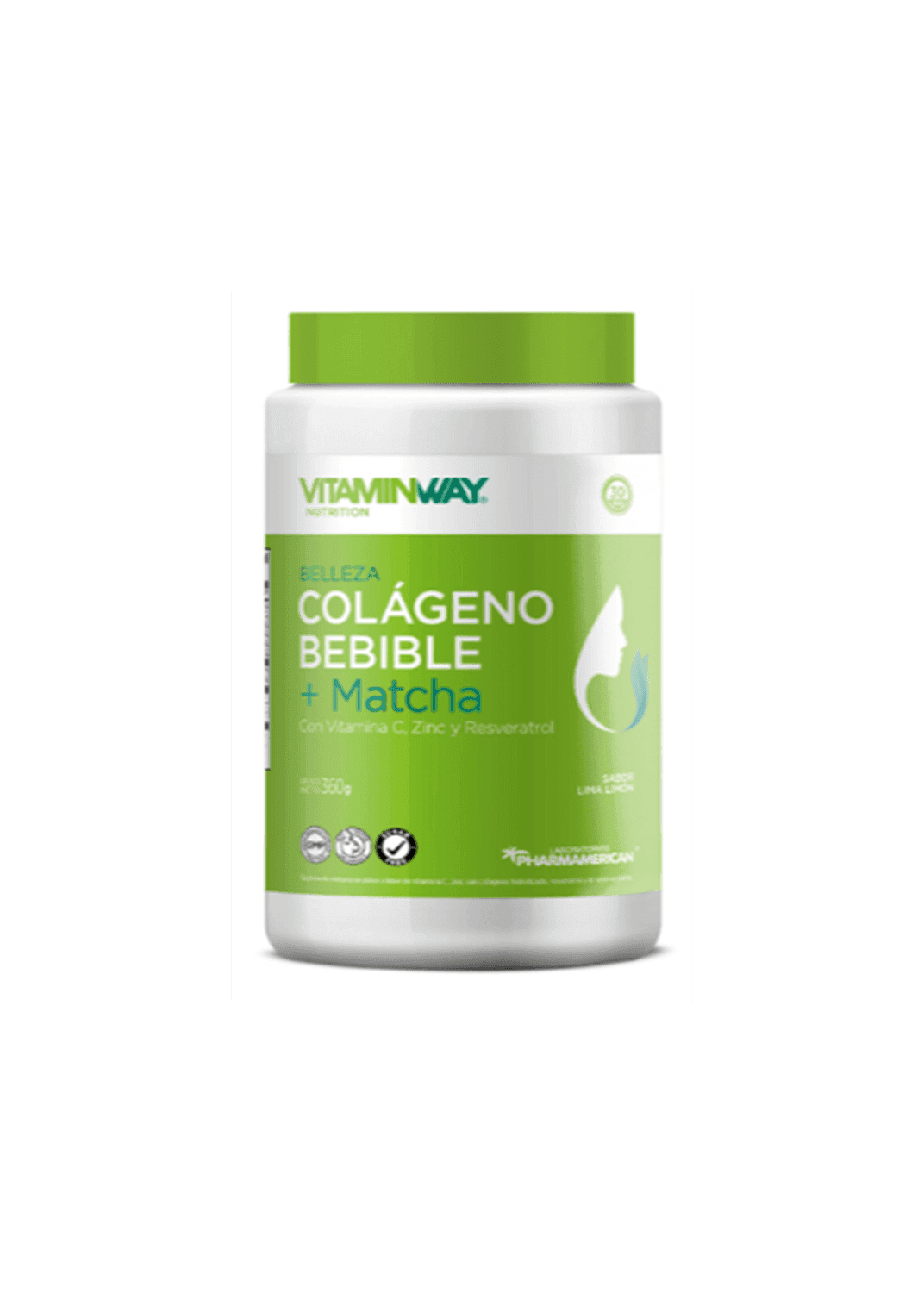 VITAMINWAY COLAGENO BEBIBLE MATCHA 360G by Matchalife