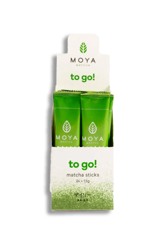 Moya Matcha To Go! Daily organic japanese green tea by Moya Matcha