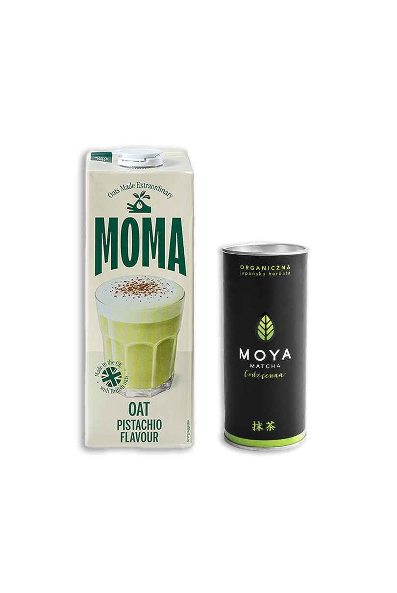 Zestaw Moya Matcha Codzienna 30g + MOMA Pistachio 1L by Moya Matcha -- matcha product image