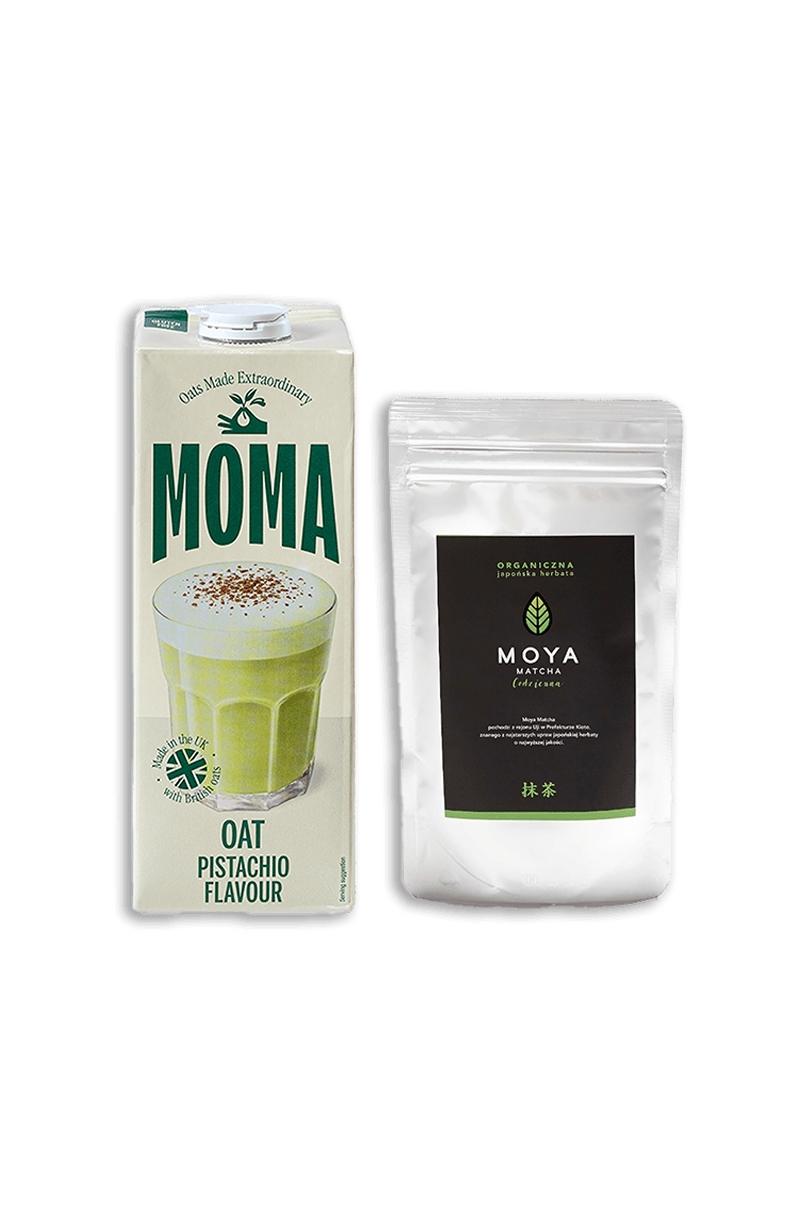 Zestaw Moya Matcha Codzienna 50g + MOMA Pistachio 1L by Moya Matcha -- matcha product image