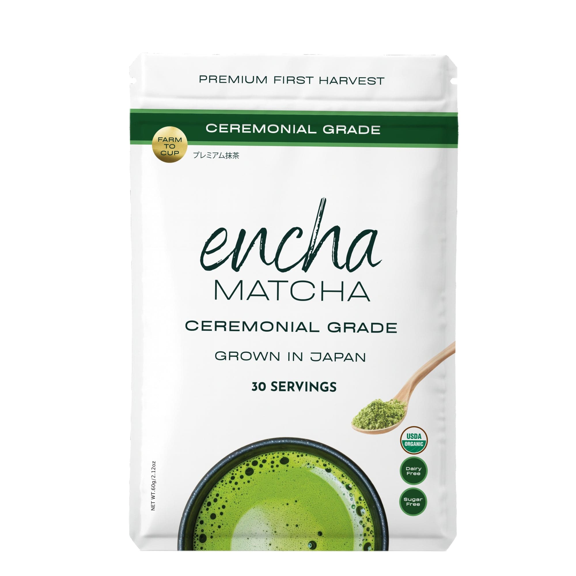 Encha Ceremonial Grade Matcha Powder by Encha -- matcha product image