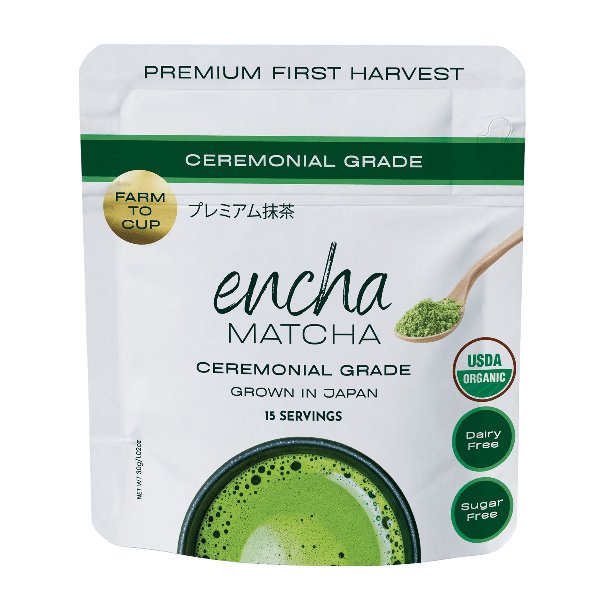 Encha Ceremonial Grade Matcha Powder by Encha -- matcha product image