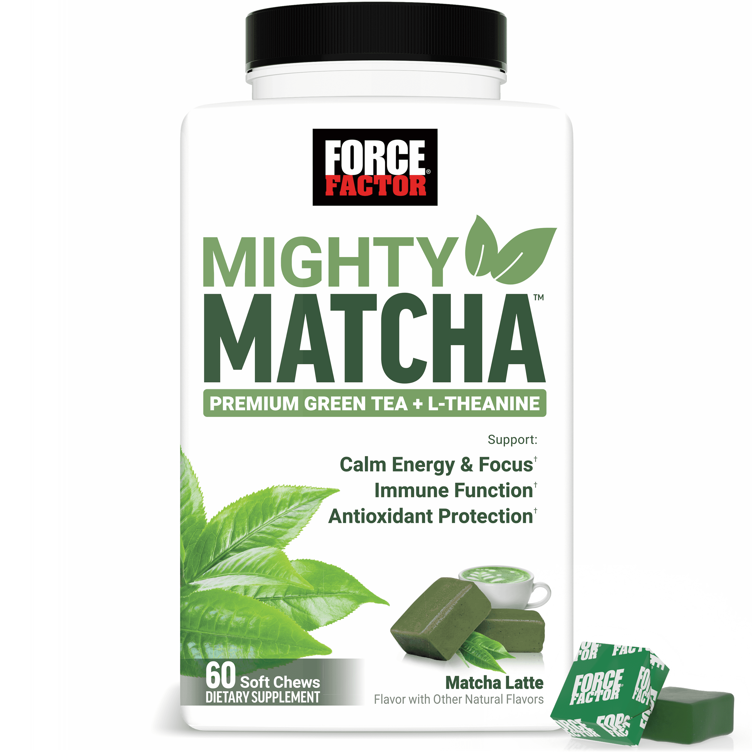 Mighty Matcha Soft Chews by Force Factor -- matcha product image