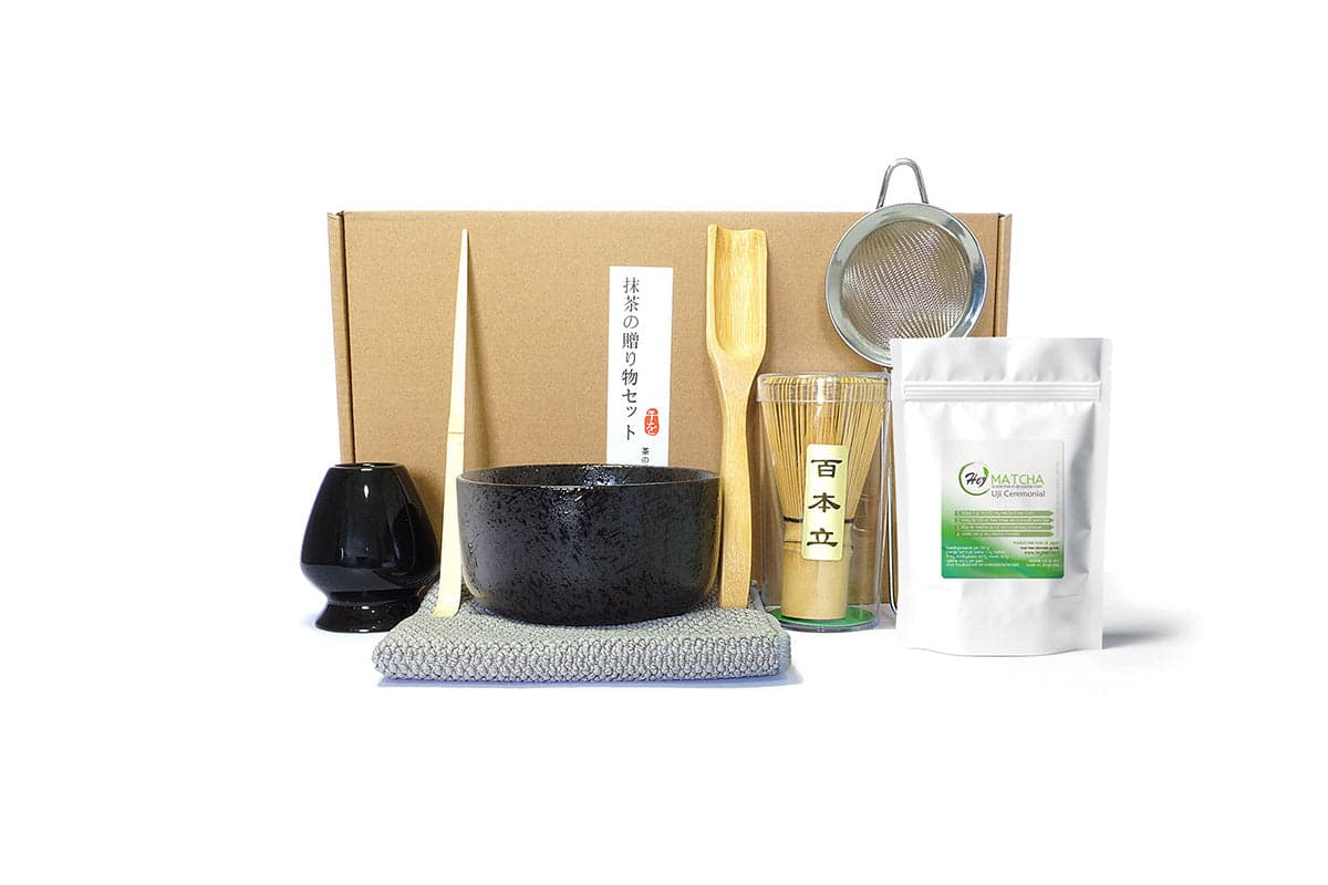 8-Delige Hey Matcha Thee Set - Antraciet by Hey Matcha