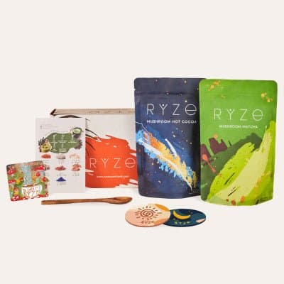 Day + Night Bundle (Matcha + Cocoa) by RYZE -- matcha product image