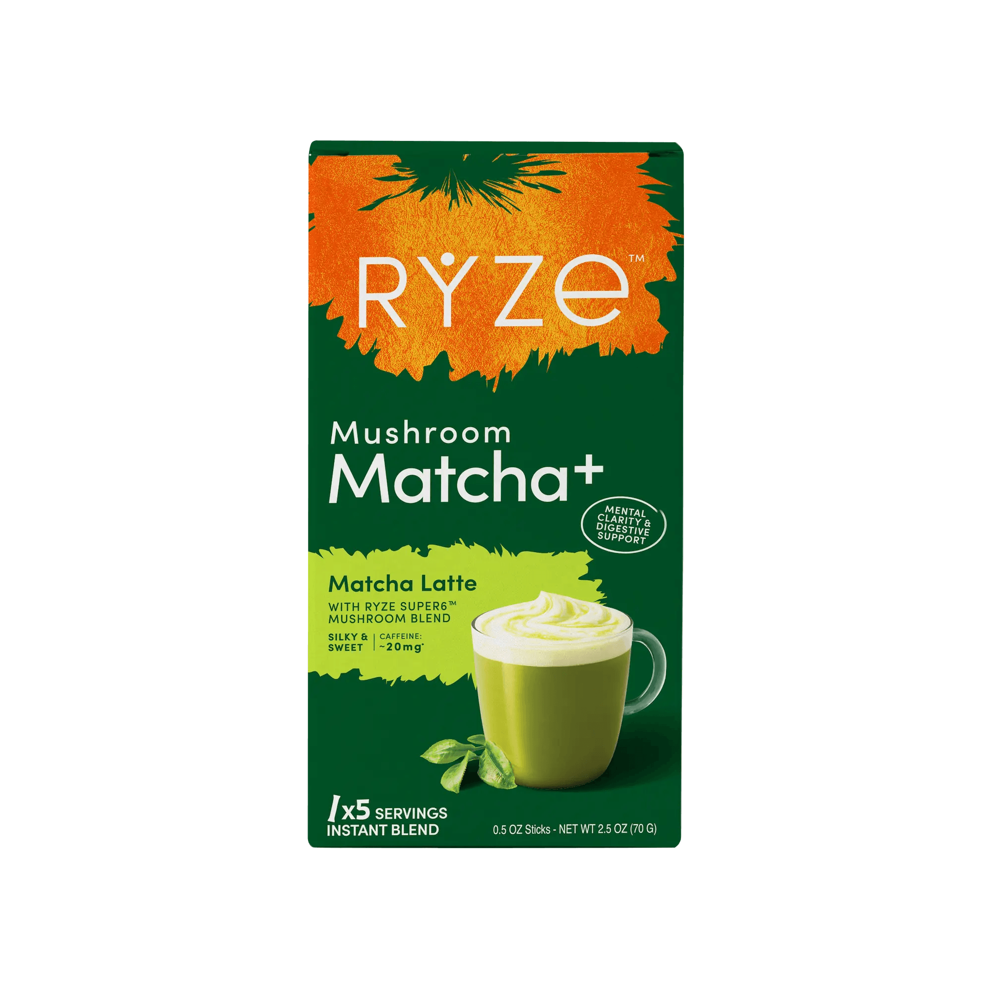 Matcha Latte Carton by RYZE -- matcha product image