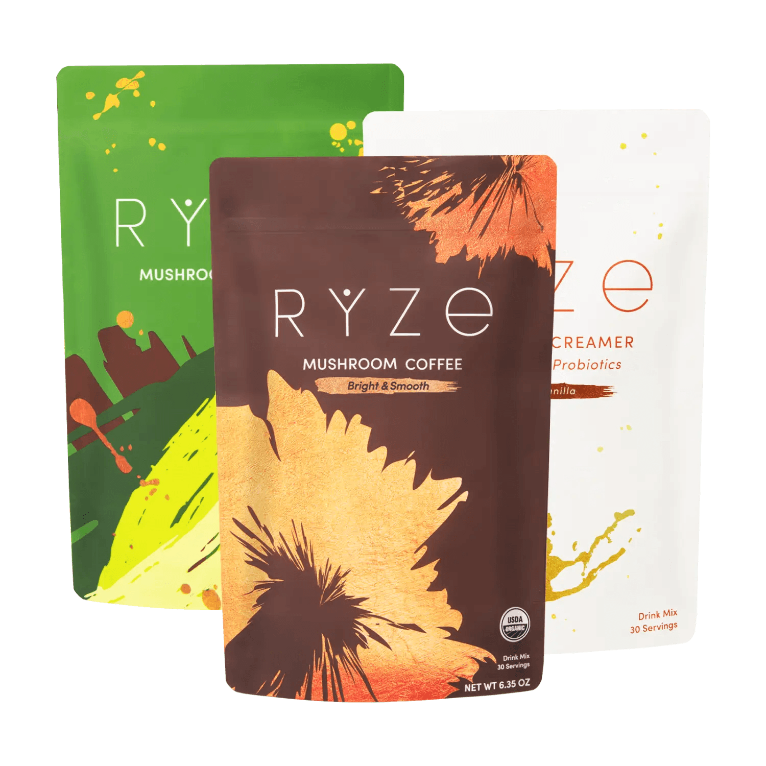 RYZE Ritual Set (Matcha + Coffee + Creamer) by RYZE -- matcha product image