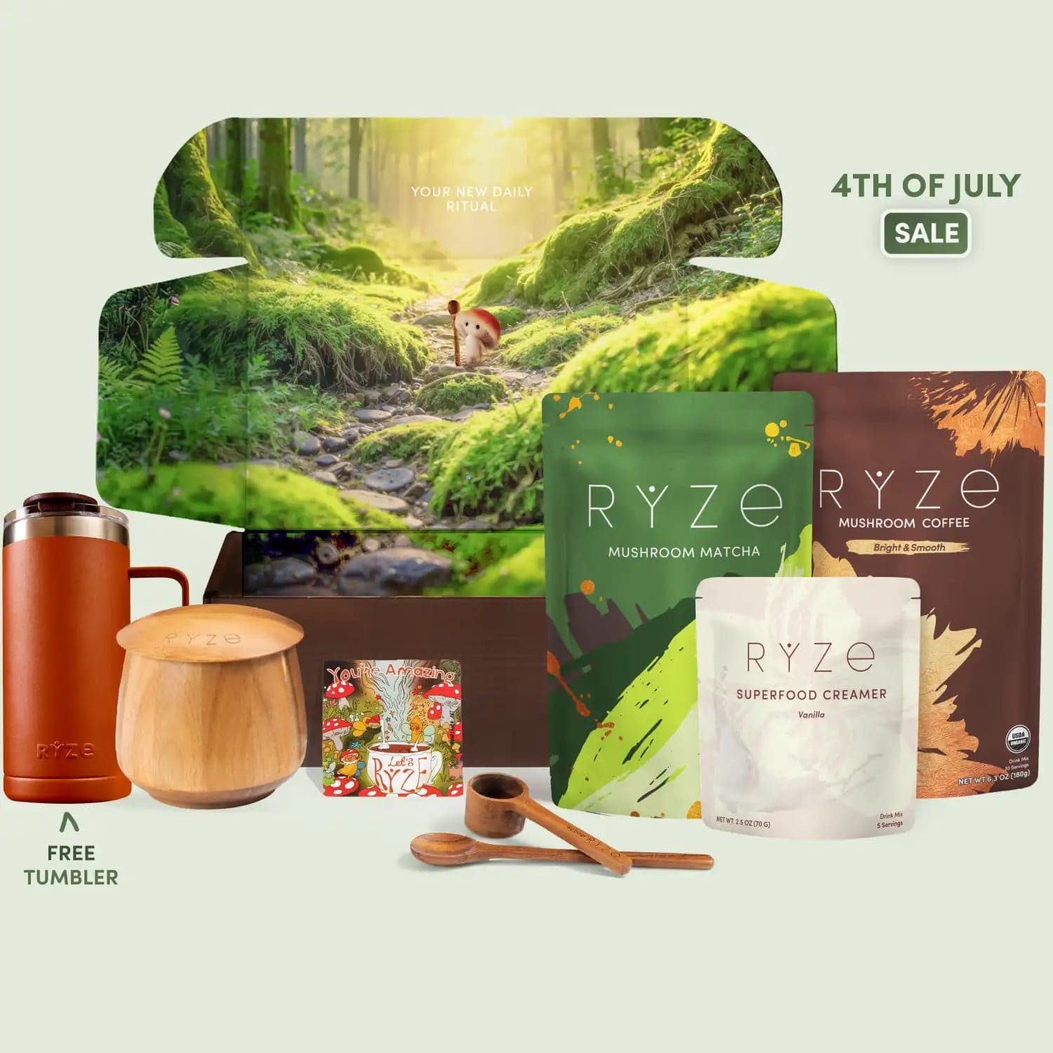 RYZE Ritual Set (Matcha + Coffee) by RYZE -- matcha product image