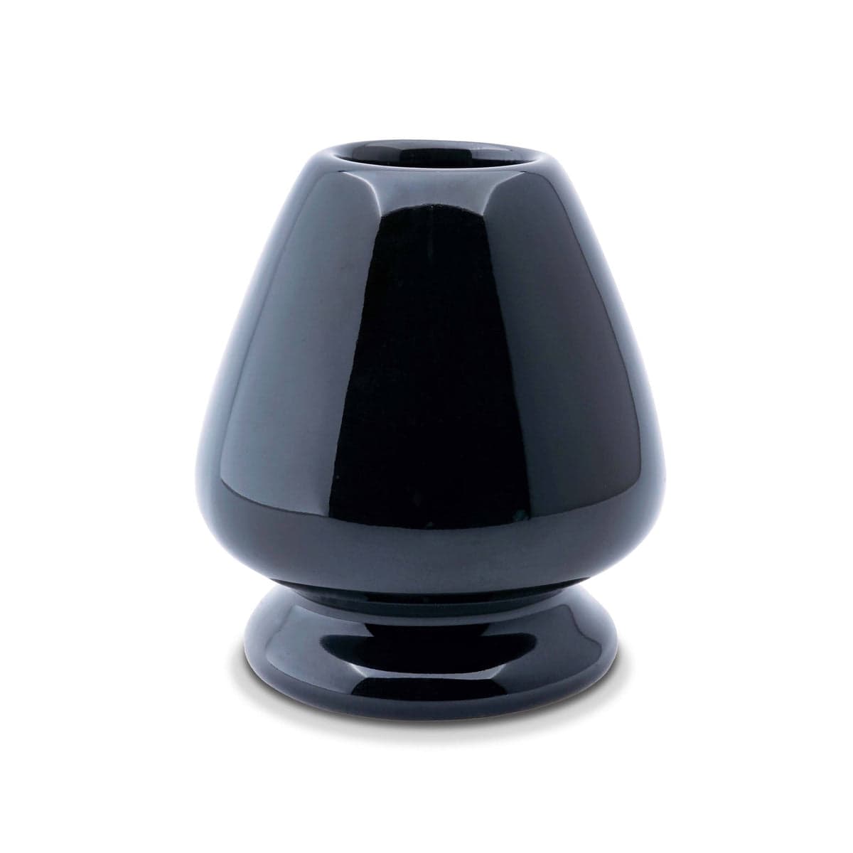 Matcha Besen Halter Kusenaoshi Schwarz aus Keramik by Matcha Passion -- matcha product image