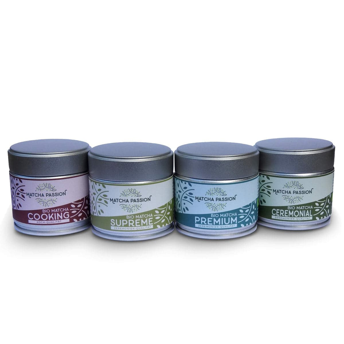 Bio Matcha 4 Varianten 4x30g Set by Matcha Passion