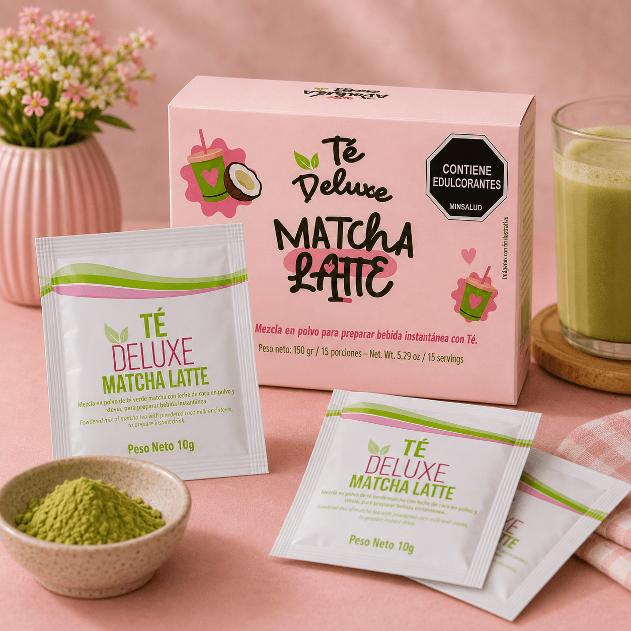 Matcha Latte Edición PINK CRUSH by Fitmedistribucion -- matcha product image