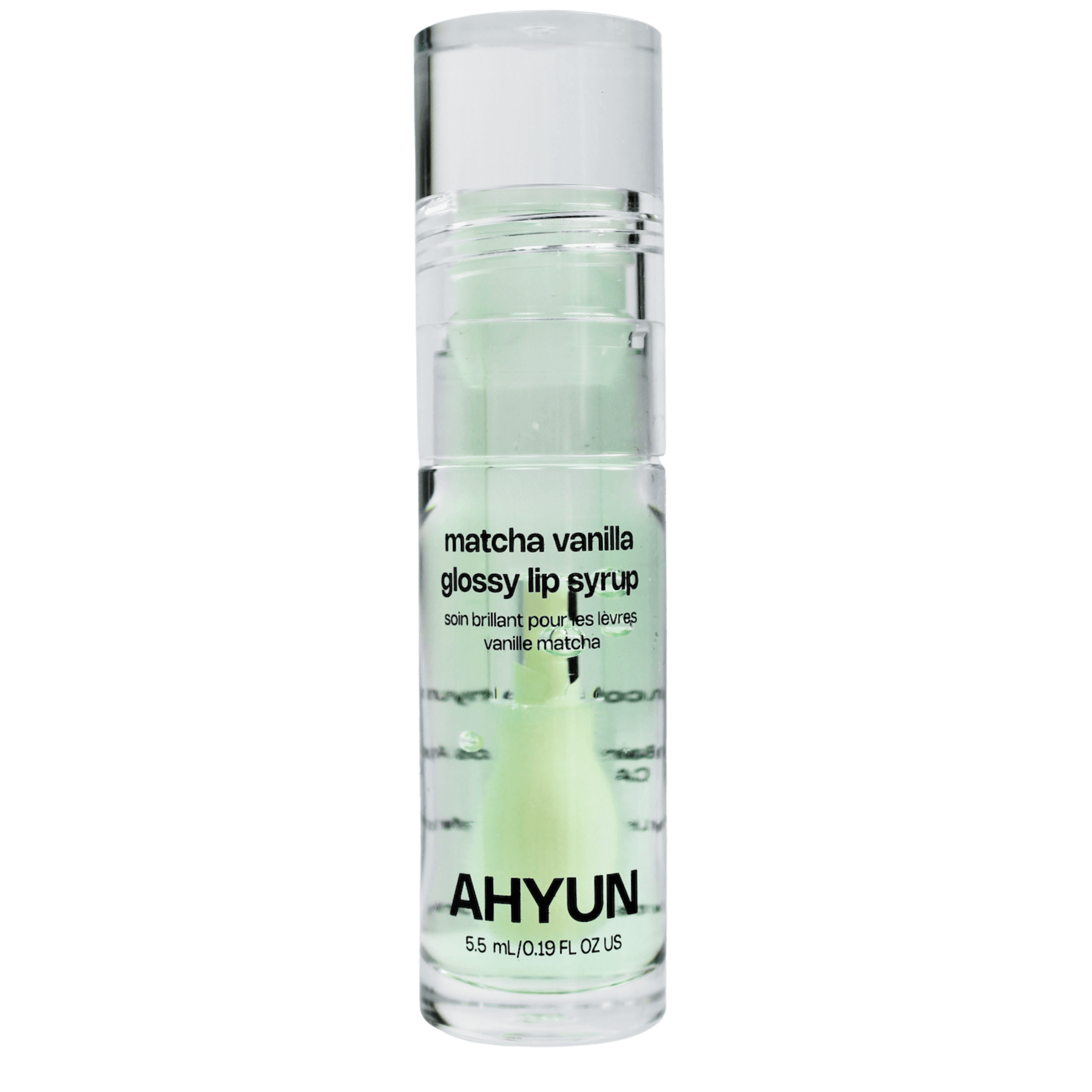 Matcha Vanilla Glossy Lip Syrup by Ahyunskin -- matcha product image